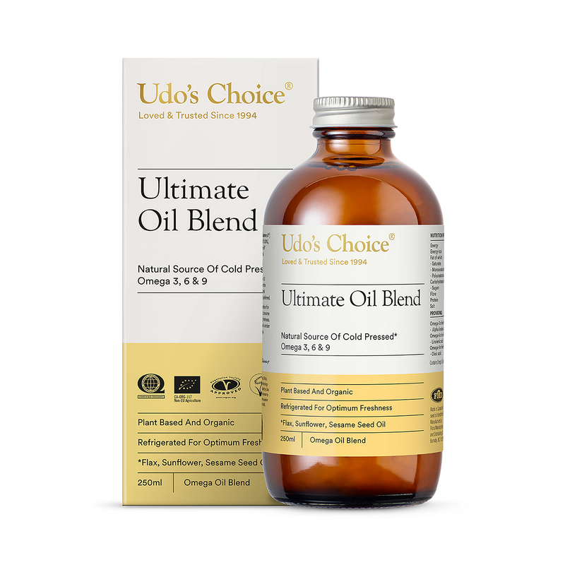 Udo's Choice organic omega 3-6-9 oil blend 250ml, UK version