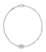 Harrods Anita Ko White Gold and Diamond Leaf Bracelet- Buy online at McGrocer