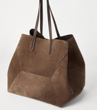 Brunello Cucinelli large suede duo tote bag (British brand)