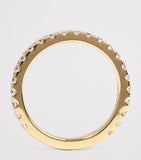 Harrods yellow gold diamond eternity ring 0.72ct, UK version
