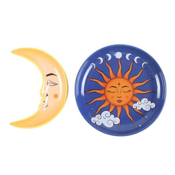 Something Different sun moon trinket dish set, imported from the UK