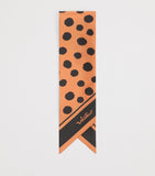 Valentino Garavani spotted print silk scarf skinny, UK version