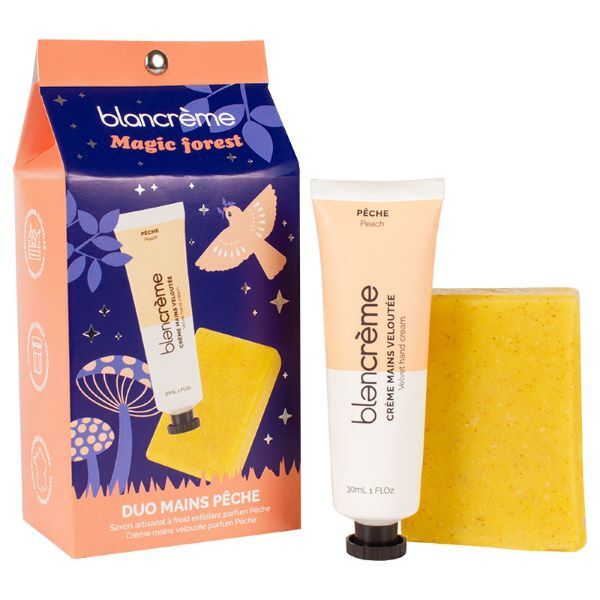Blancreme Magic Forest Peach Hand Care Duo - British product