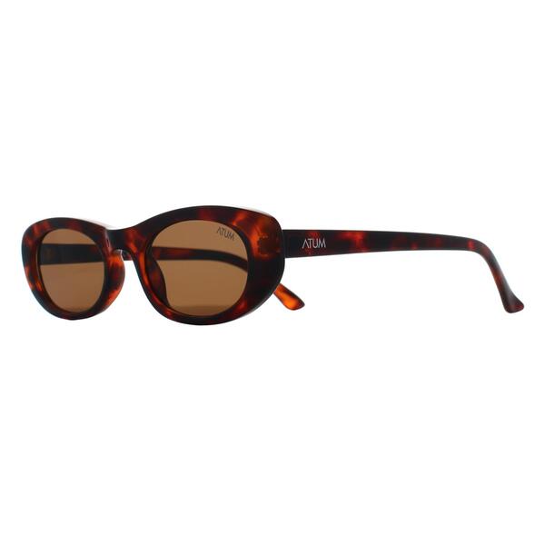 Atum Noctis brown tortoise oval women sunglasses (British brand)