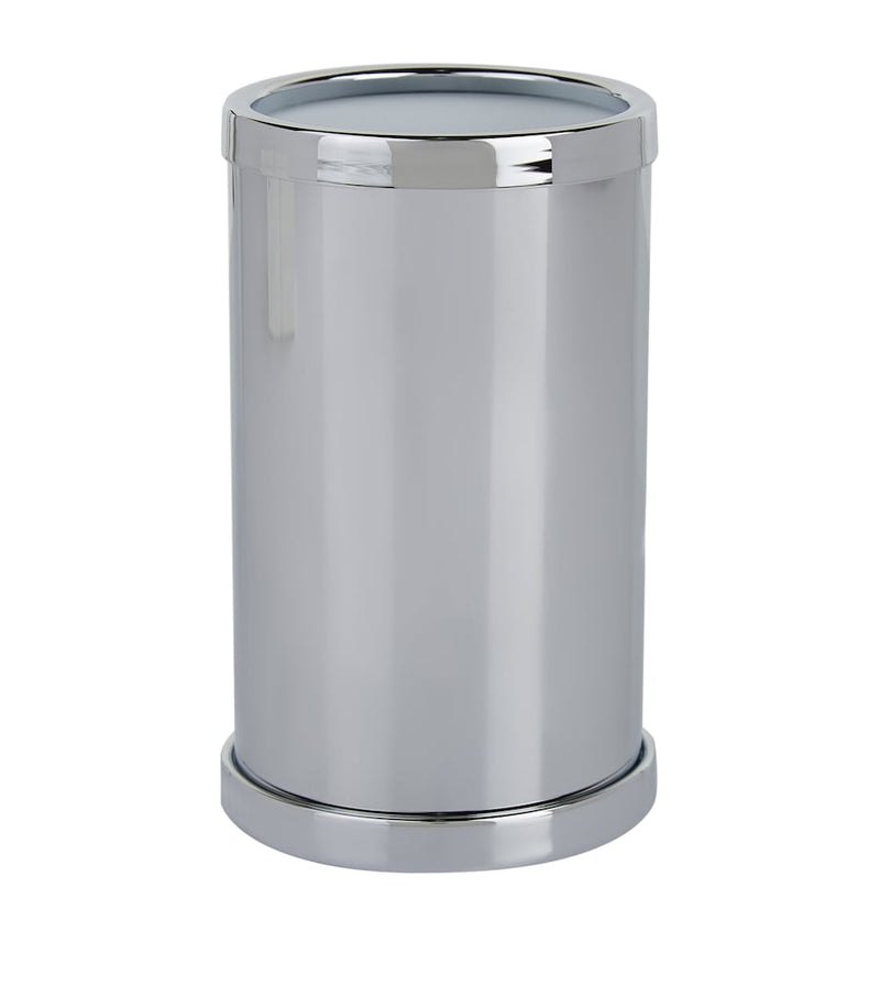 Zodiac Cylinder Chrome toothbrush holder (British brand)