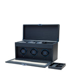 WOLF Earth Triple Watch Winder apple leather - British product