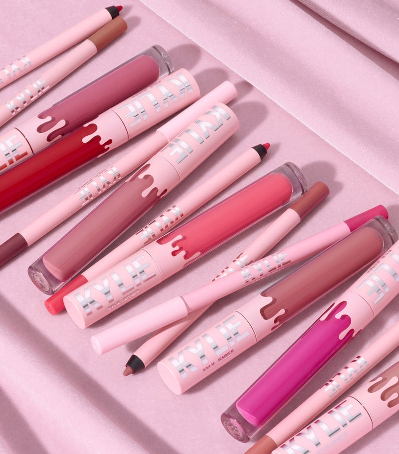 Kylie Cosmetics Velvet Lip Kit with liquid lipstick and liner, UK version