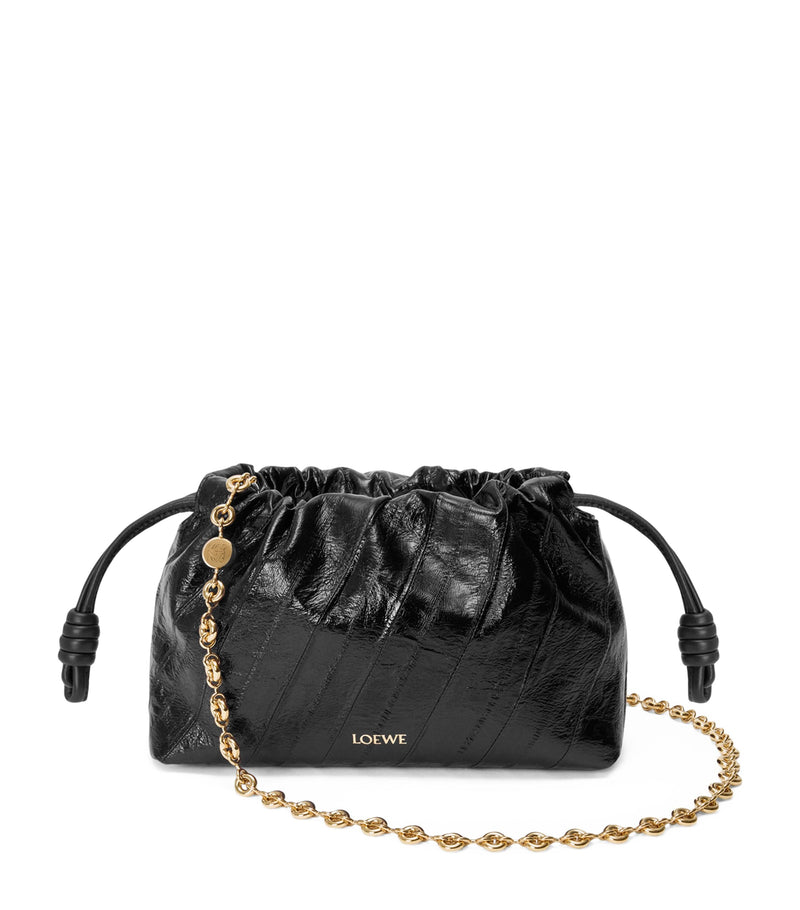 LOEWE Mini Eel Leather Flamenco Purse - British product