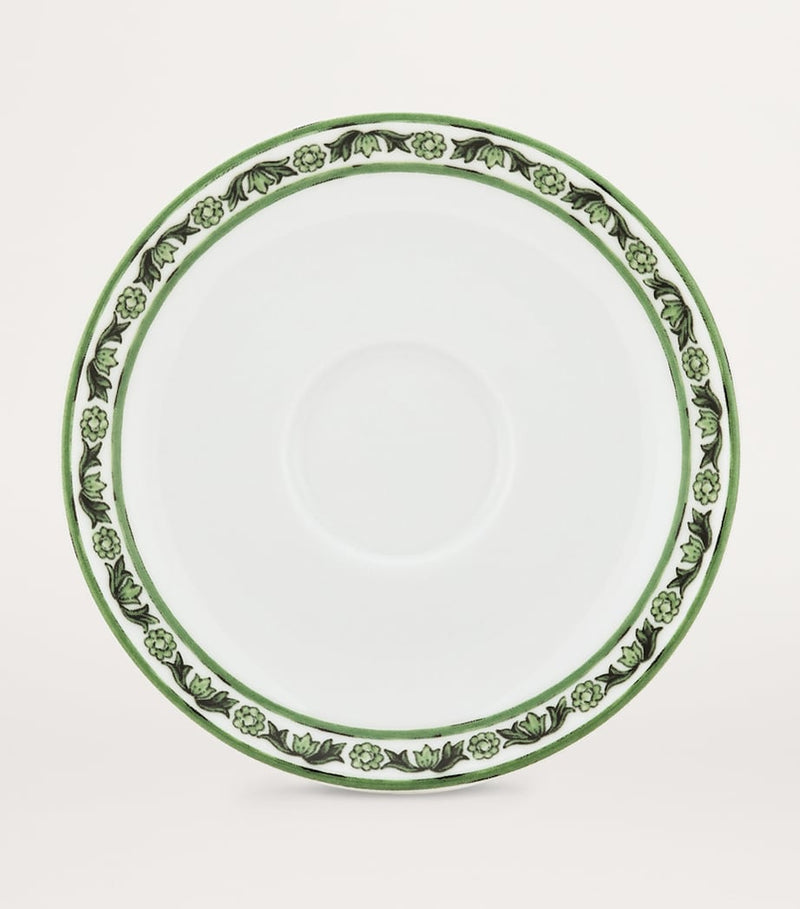 Dolce&Gabbana Casa Verde Maiolica porcelain coffee cup and saucer - British product