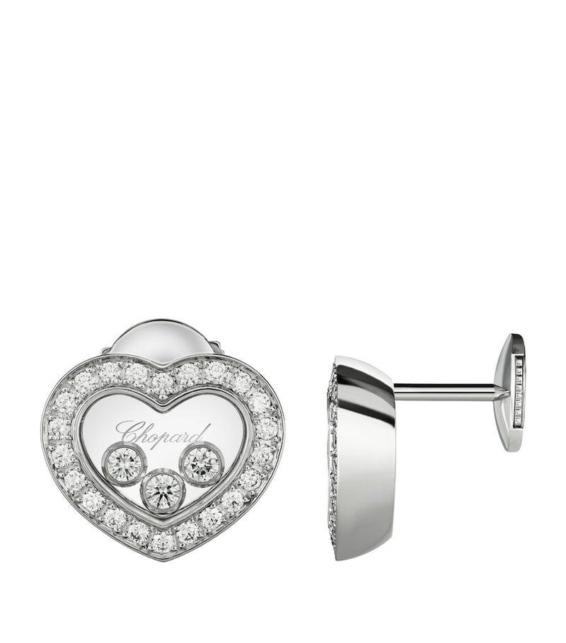 Chopard Happy Diamonds diamond stud earrings UK version