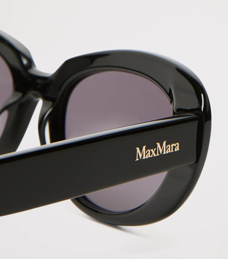 Max Mara oval acetate designer sunglasses (British brand)