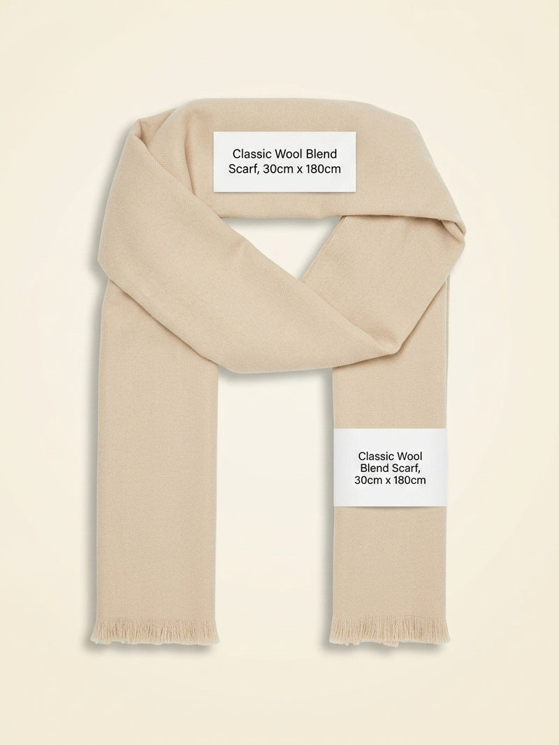 Burberry checked wool scarf 200 x 90cm (British brand)