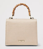Aspinal of London Midi Canvas Mayfair top-handle bag - British product