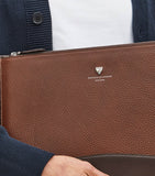 Aspinal Of London Mount Street leather laptop case - British product