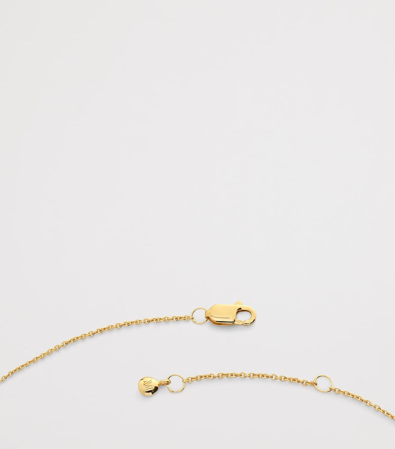 Monica Vinader Aries zodiac necklace gold vermeil - British product