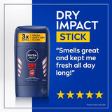 NIVEA MEN Dry Impact Anti-Perspirant Stick 50ml, UK version