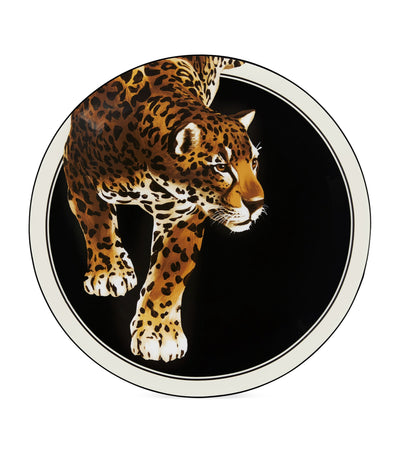 Harrods Dolce&Gabbana Casa Porcelain Leopard Serving Plate 40.5cm- Buy online at McGrocer