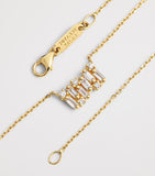 Suzanne Kalan yellow gold diamond Shimmer necklace (British brand)