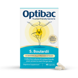 Holland & Barrett Optibac Saccharomyces Boulardii Probiotic Supplement 40 Capsules- Buy online at McGrocer