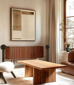 Minimalist Speaker Stand for High-Fidelity Audio Systems, 57cm Height