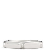 Harrods Tom Wood Sterling Silver Slim Umi Band Ring- Buy online at McGrocer