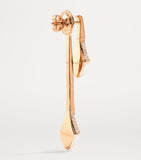 MARLI New York Cleo drop earrings in rose gold with diamonds - British product
