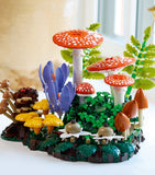 LEGO Botanicals Woodland Mushrooms building set 11505, imported from the UK