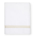 Pratesi Tre Righe bath sheet 102cm x 178cm, imported from the UK