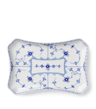 Royal Copenhagen Half Lace Rectangular porcelain dish 24.5cm, imported from the UK