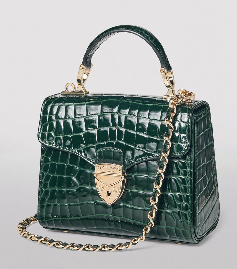 Aspinal of London Mini Mayfair top-handle bag, imported from the UK