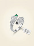 Cartier Panthère ring with diamonds and emeralds, UK version