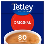 Tetley Everyday Tea Bags, Softpack x80 All tea Sainsburys