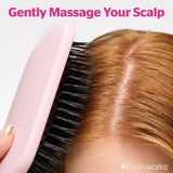 Brushworks smoothing paddle hair brush, imported from the UK