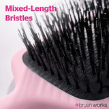 Brushworks smoothing paddle hair brush, imported from the UK
