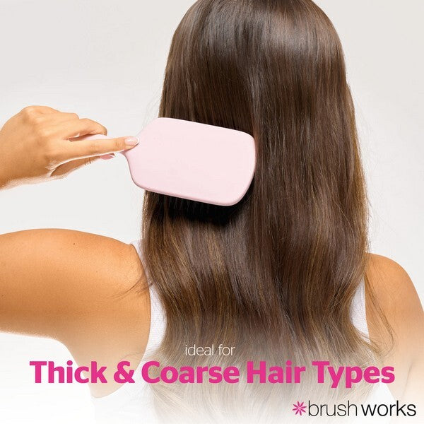 Brushworks smoothing paddle hair brush, imported from the UK