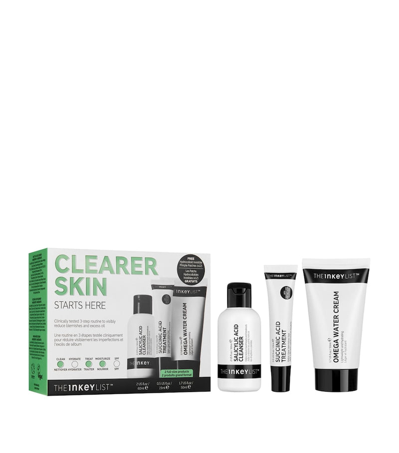 INKEY List Clearer Skin skincare gift set, UK version