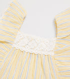 Louise Misha cotton stripe Gia blouse for children 3-10 years, UK version