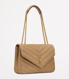 Saint Laurent Loulou shoulder bag large padded lambskin, UK version