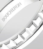 Boucheron Quatre Radiant Edition white gold wedding band (British brand)