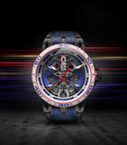 Roger Dubuis Excalibur Spider Huracan watch 45mm skeleton dial, imported from the UK