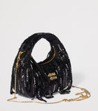 Miu Miu Wander bag with sequins and beaded tassels (British brand)