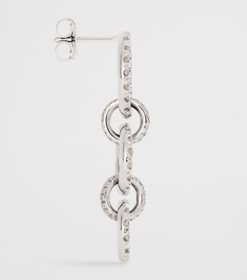 Spinelli Kilcollin Talan earrings white gold diamonds, imported from the UK