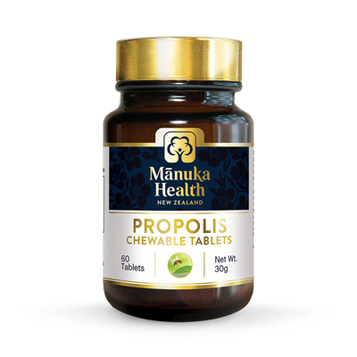 Holland & Barrett Manuka Health Propolis Chewable Tablets 60's- Buy online at McGrocer