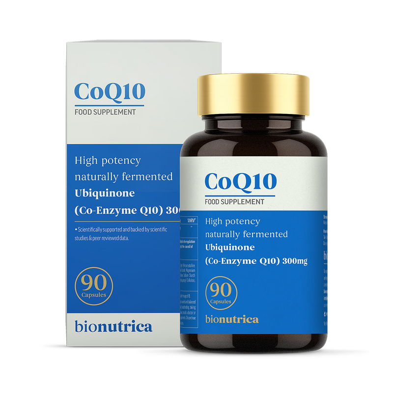 Bionutrica CoQ10 300mg supplement 90 capsules, UK version