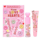 Superdrug Sunkissed Love Hearts Lip Gloss and Lip Conditioner Set Cherry- Buy online at McGrocer