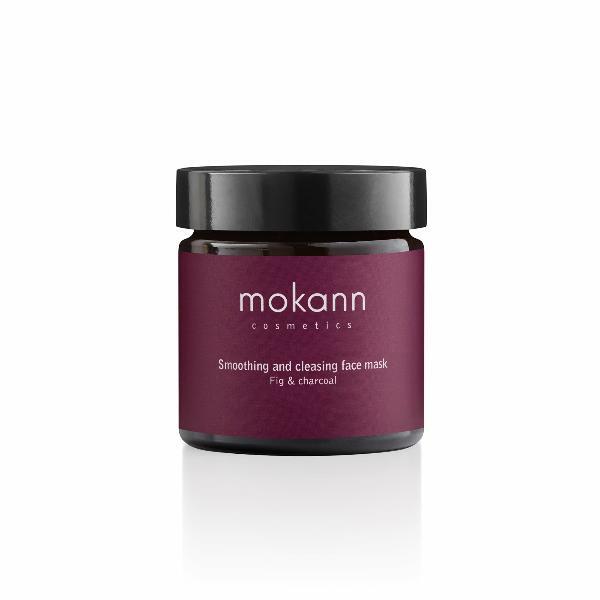 Mokann Cleansing Face Mask Fig Charcoal 60ml, imported from the UK