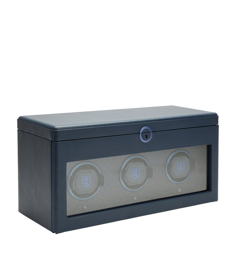 WOLF Earth Triple Watch Winder apple leather - British product