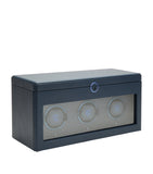 WOLF Earth Triple Watch Winder apple leather - British product
