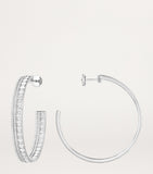 Boucheron Quatre Radiant Edition hoop earrings white gold diamonds (British brand)