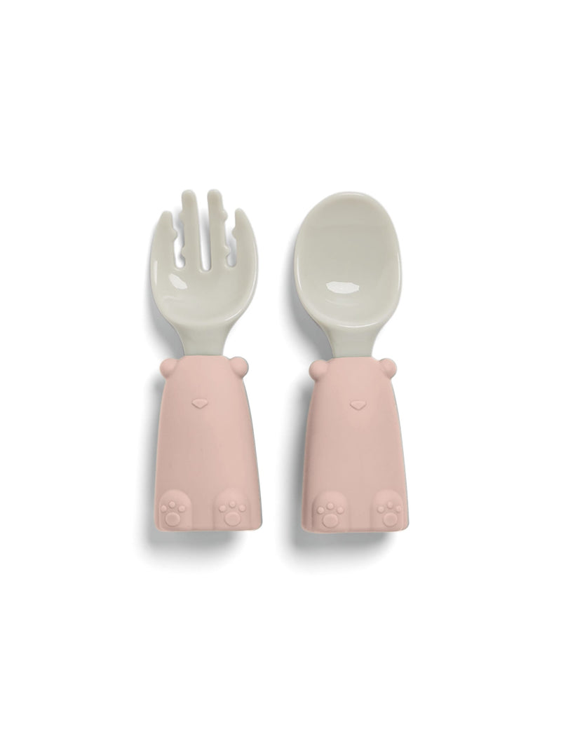 Mamas & Papas 4pc weaning set in Melba pink - British product